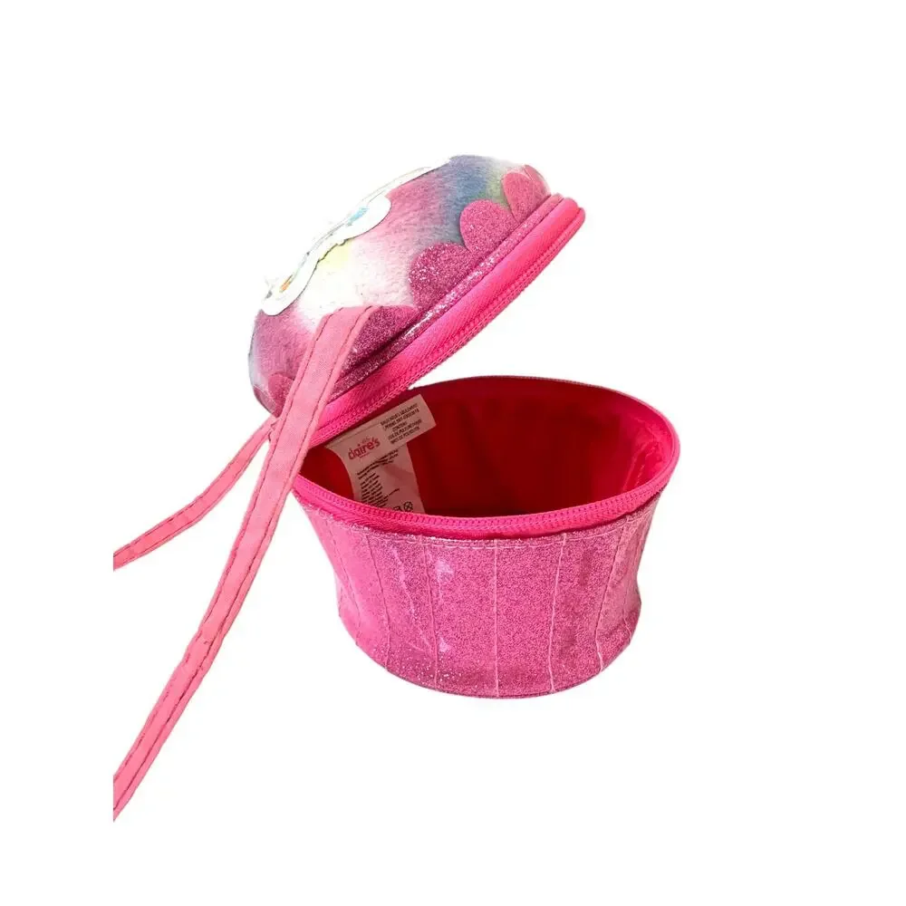 Claire's Club Pink Cupcake Crossbody Bag, Toddler Size OS